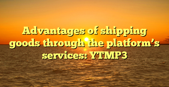 Advantages of shipping goods through the platform’s services: YTMP3