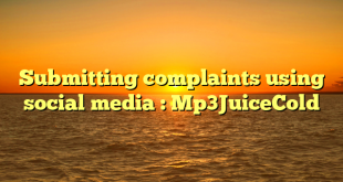 Submitting complaints using social media : Mp3JuiceCold