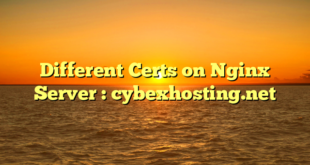 Different Certs on Nginx Server : cybexhosting.net